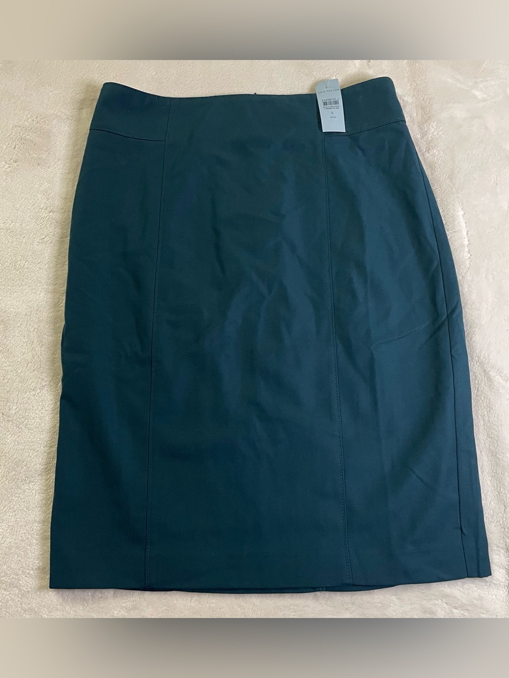 NWT Ann Taylor Turquoise Pencil Skirt size 6P